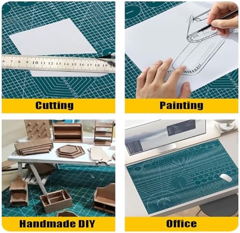 Craft Knife Precision Hobby Knife Kit with 2 Exacto Knife and 20 PCS Exacto Blades for DIY Art Work Cutting, Hobby, Scrapbooking, Stencil (Green)