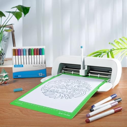 REALIKE 8.5”x12” Cutting Mat Compatible with Cricut Joy Xtra (StandardGrip, LightGrip, StrongGrip 3 Mats), Variety Adhesive Cutting mats for Joy Xtra Accessories