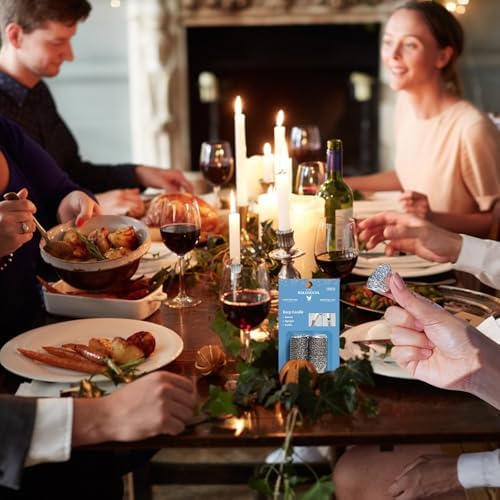 Taper Candle Fittings for Candle Upright,Silver Bobeches for Candlesticks Set of 60,Alu Manschetten for Taper Candle Holders Secure Candle Placement