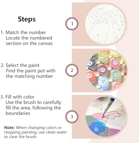 Muzagroo Paint by Numbers Oil Painting Kits for Adults DIY Fish Dream Oil Painting for Beginners Hand Crafts Kits with Brushes and Acrylic Paints 16x20 inches (Fish Dream)