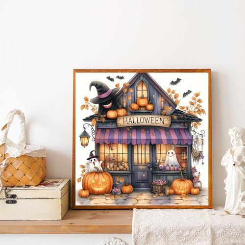 Xylogist Halloween Diamond Art Kits for Adults 14x14 Inch