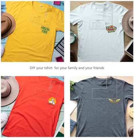 Left Chest Logo Placement Tool for Heat Press, Embroidery Placement Ruler, Acrylic Tshirt Ruler for Pocket Prints