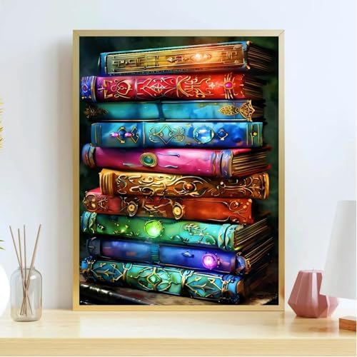 koemhxb Paint by Numbers Kit for Adults Beginners, Book of Mystical Paint by Numbers on Canvas, Acrylic Painting Crafts for Home Decor (16x20inch)
