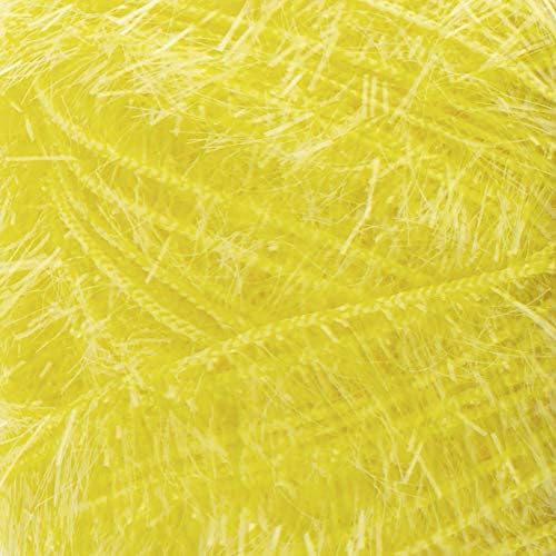 Red Heart Scrubby Sparkle Yarn, Lemon