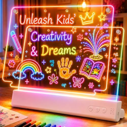 16" Led Drawing Board for Kids with Dual Panels - 【2026 New】
