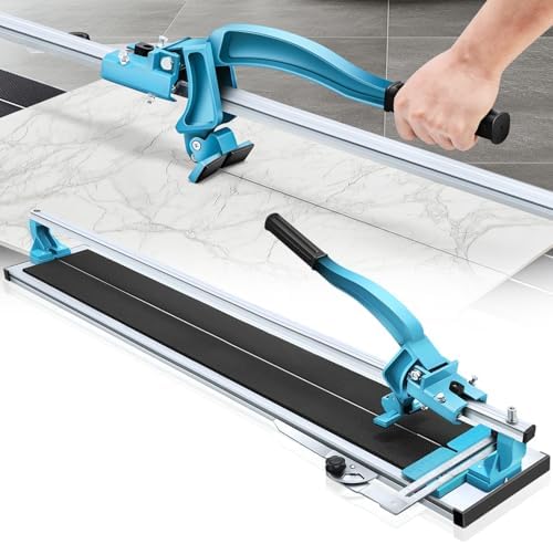 Auto Dynasty 39" Manual Tile Cutter, Cut Porcelain Ceramic Floor for Home