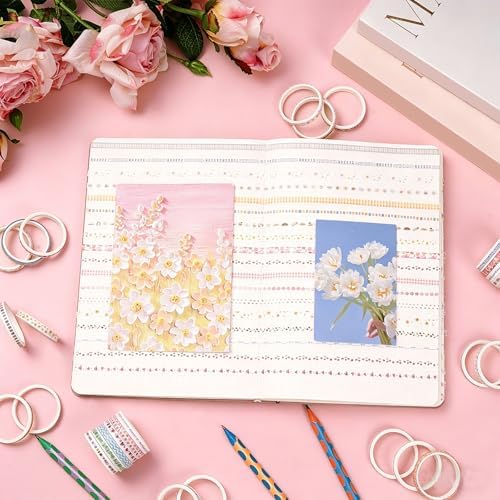 EORTA 30 Rolls Neutral Washi Tape Set, Thin 5mm Skinny Masking Tape (0.19 Inch Wide), Modern Minimal Planner Tape for Journaling, Scrapbooking, Gift Wrapping & DIY Crafts, Modern Minimal Line Set