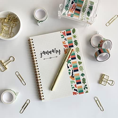 12 Rolls Washi Tape Set for Journaling, Scrapbooking & Decorative Crafts