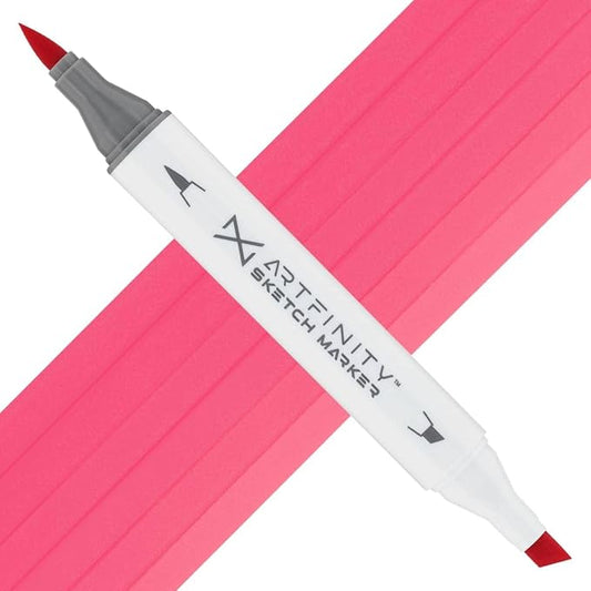 Artfinity Sketch Markers - Carmine Red R2-4, Vibrant, Professional, Dye-Based Alcohol Markers for Artists, Drawing, Travel, & More