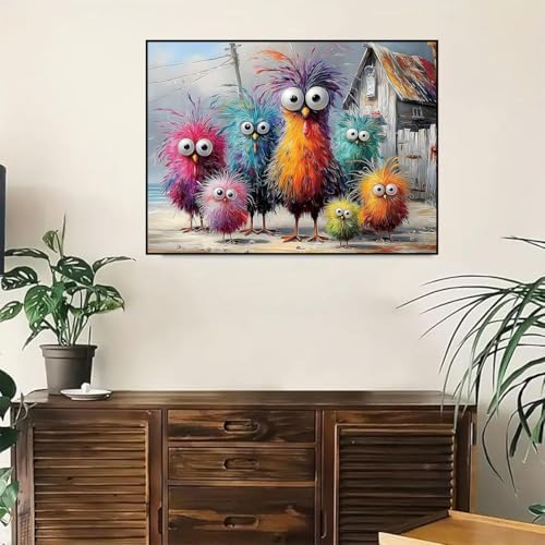 Xylogist Chicken Diamond Art Kits for Adults 16x12 Inch
