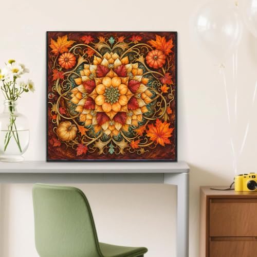 ijbnhd Mandala Diamond Art Kits for Adults 14x14inch
