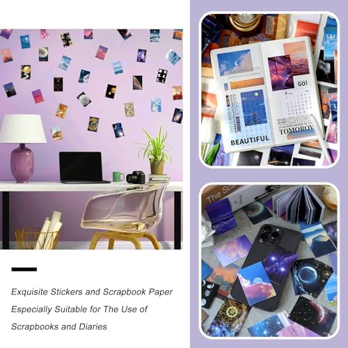 600 Pieces Washi Sticker Set, 12 Set Scrapbooking Diary Planner Album Diary Notebook, Scrapbooking Sticker Journaling Supplies for DIY Arts and Crafts Card Making Laptop Decoration