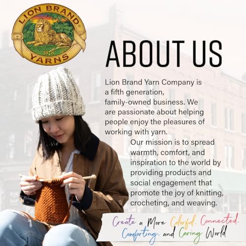 Lion Brand Yarn Hometown Yarn, Super-Bulky Yarn for Knitting, Crocheting, and Crafting, 3 Pack, Salem Creek