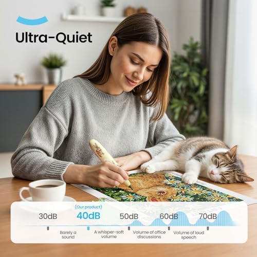 ARTDOT Wireless Vacuum Pen for Diamond Art Kit for Adults, Long-Lasting Electric Pen for Diamond Painting Accessories and Tools