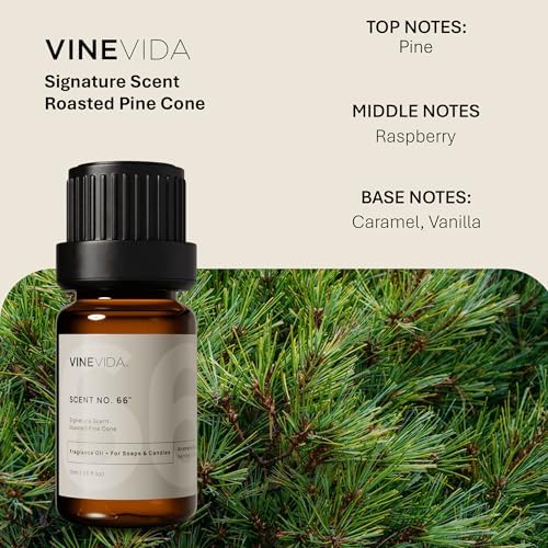 VINEVIDA [0.33oz] Scent No.66 Fragrance Oil for Candle Making & Soap Making - Made in USA Natural Candle Scents
