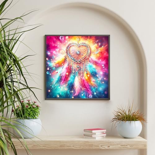 Diamond Art Kits for Adults & Beginners, Dreamcatcher Diamond Painting Kit