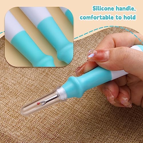 Seam Ripper, 5 PCS Green Seam Rippers for Sewing, Stitch Remover Tool