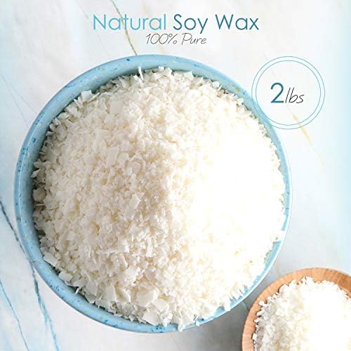 Hearth & Harbor Organic Soy Candle Making Kit for Adults, DIY Crafts, Complete Candle Making Supplies Include Natural Soy Wax, Tins, Wicks & More – Gift Idea, Perfect Home Decor – 2 Lbs