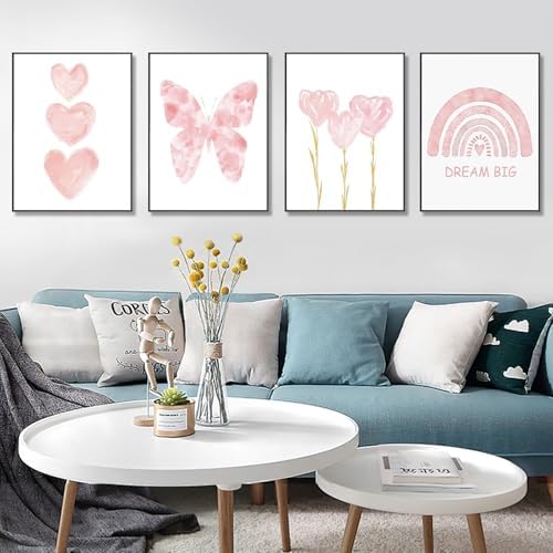 4Pack Pink Diamond Art Kits for Adults, Diamond Painting for Beginner5DDIY