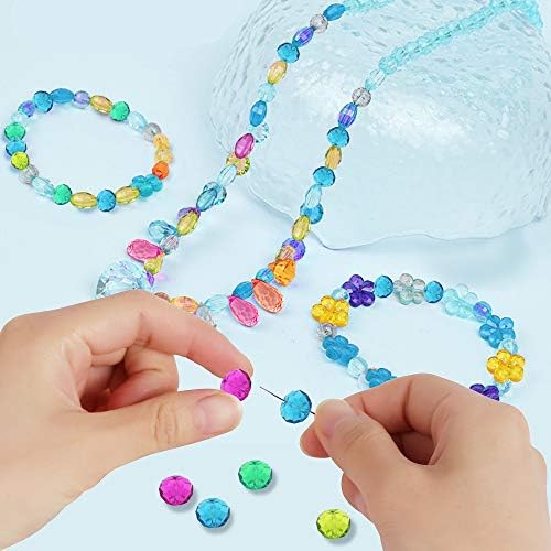 YGDZ 1mm Bracelet String, Elastic String Stretchy Bracelet Beading Thread String for Bracelets Jewelry Making, 1 Roll 100m (1.0mm)