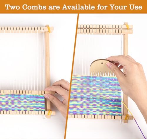 Lemonfilter 9.45x11 Weaving Loom for Kids Ages 6 8 10 Girls Beginners Gift