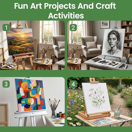 2 Pack 12x12 Inch Canvas Boards - Blank Primed for Painting | Premium White Cotton Canvas Boards, Triple Primed, Bulk Mini Canvases for Acrylic, Oil, Watercolor, Art Classes, DIY
