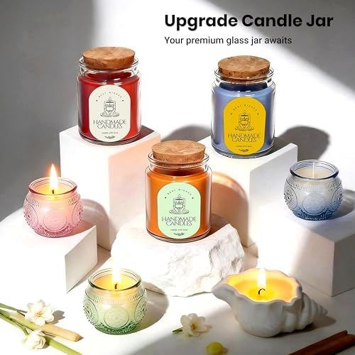 Geoynas 113Pcs Candle Making Kit for Adults - Soy Wax DIY Set