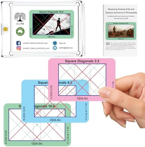 Square Diagonals Directors Viewfinder Card