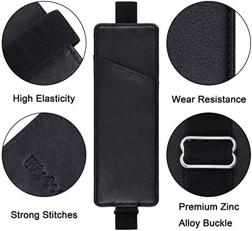 Wisdompro 2Pcs Elastic Pen Holder for Notebook, Journal Pencil Pouch