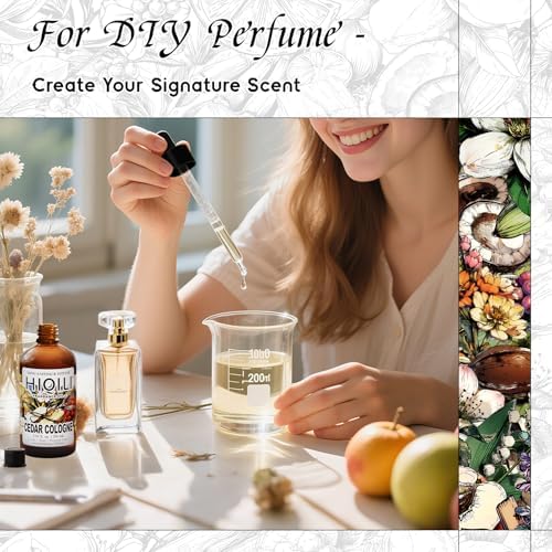 HIQILI Cedar Cologne Fragrance Oil for Diffuser, Candle & Soap Making