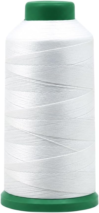 Mandala Crafts Size 69 210D T70 White Navy Blue Bonded Nylon Thread 6000YDs