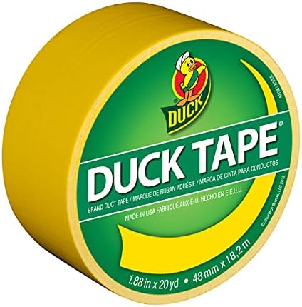 Duck Color Duct Tape, 6-Roll, Yellow (1304966_C)