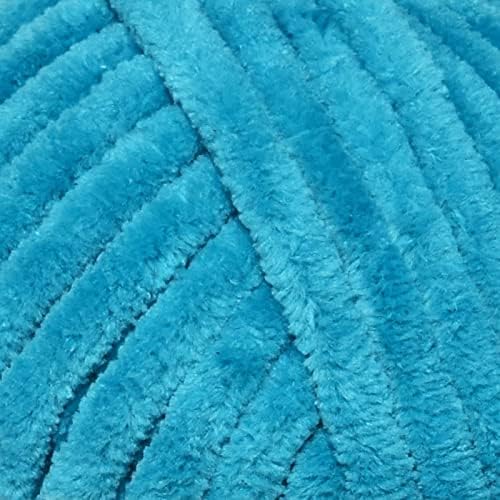 Loops & Threads Sweet Snuggles Yarn - Yarn for Knitting, Crochet, Weaving, and Arts & Crafts - Blue, Polyester, 8.8 oz