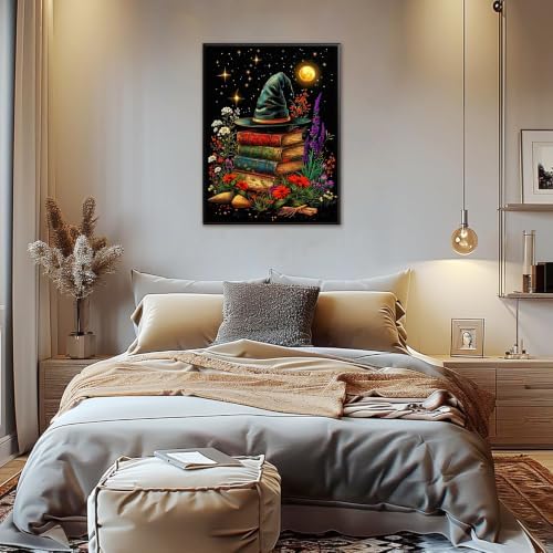 Vesmiral Book Diamond Art Kits for Adults 12x16inch