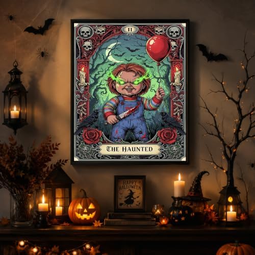 VIGEGU 6 Pack Horror Paint by Numbers Kit for Adults Beginner 12x16 Inch