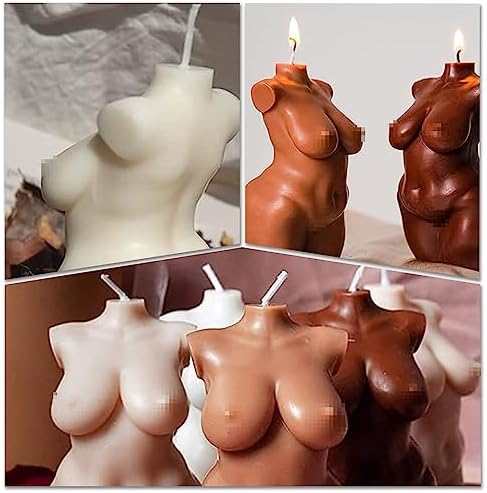 3D Woman Body Candle Mold Silicone Candle Molds for Candle Making DIY Craft