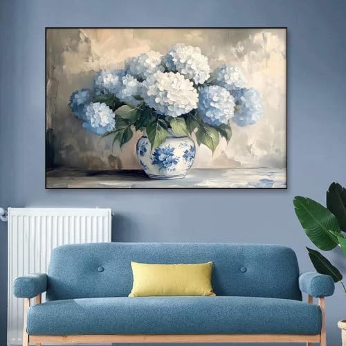 WUDWL Hydrangea Diamond Art Kits for Adult Diamond Painting Kits for Adults