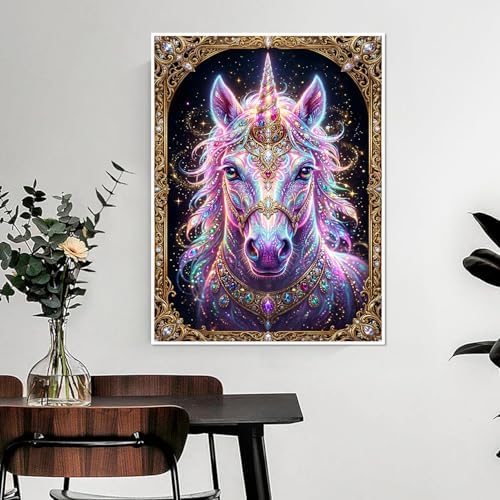 mrpwnle Diamond Art Kits for Adults, Unicorn Diamond Painting