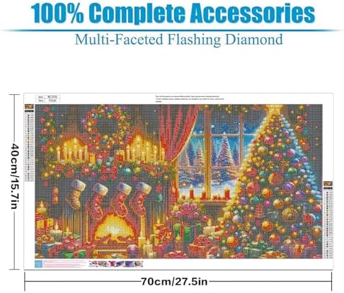 Extra Large Diamond Painting Kits for Adults, 5D Diamond Art Kits 28x16 In