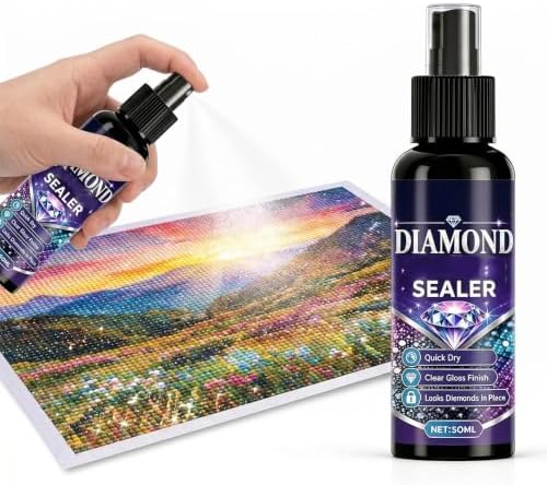 Diamond Art Sealer Spray, Crystal Art Sealer Spray, 100ml*1Pcs（3.38floz）