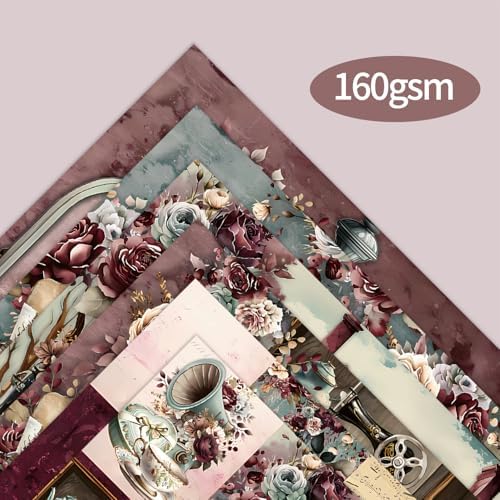 6x6" Scrapbooking Paper Pad Single Sided Decorative Colored Papers