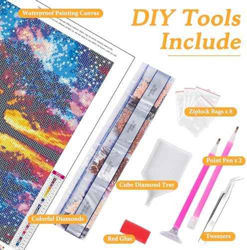 Diamond Art Kits for Adults & Beginners, Tree of Life Diamond Painting Kit