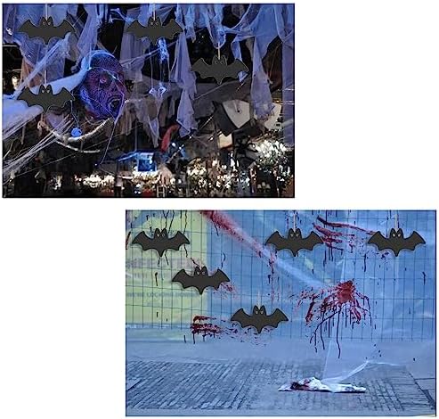Unfinished Flying Bats DIY Wood Bats Shaped Ornaments - 20Pcs Halloween, Christmas, Wedding, Birthday, Thanksgiving Decoration