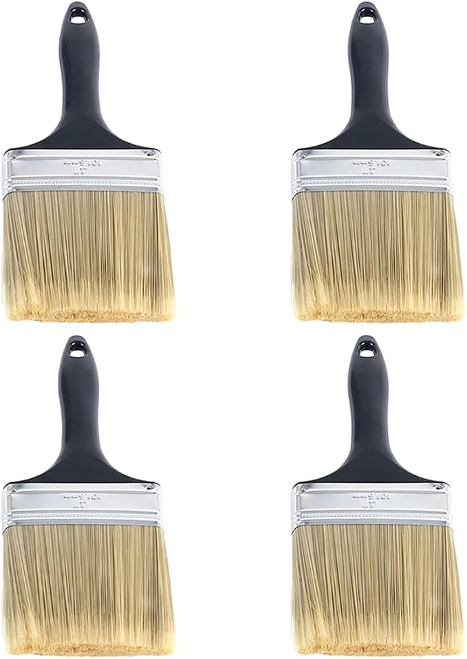4 inch Flat Paint Brushes,Professional Paint Tools