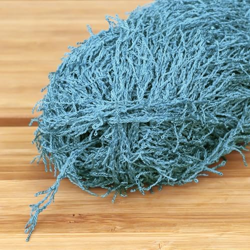 JubileeYarn Scrubby Dish Yarn - 50g/Skein Dishcloth Polyester - Shades of Blue - 4 Skeins
