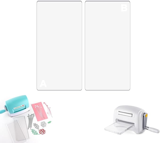 BAOFALI Plastic Shim Die Cutting Machine Accessaries 6 x 3.2inch 1 Pair for Die Cutting and Embossing Machine Accessaries