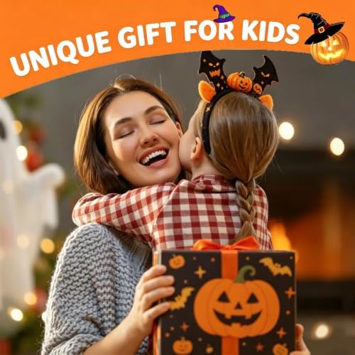 Gemozaic 2 Pack Halloween Paint by Numbers Kit for Kids with Frame, 8x8 in