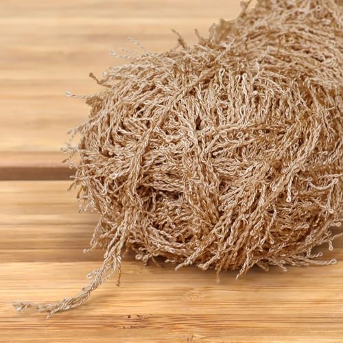 JubileeYarn Scrubby Dish Yarn - 50g/Skein Dishcloth Polyester - Mocha - 4 Skeins