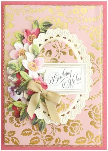 Anna Griffin Gilded Floral Hot Foil Plates Set of 2
