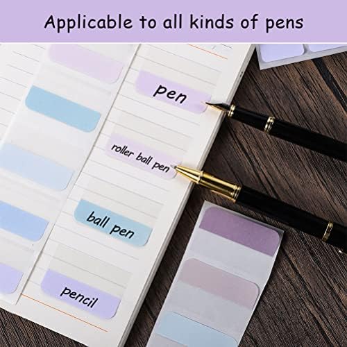 360 Pcs Sticky Index Tabs, 12 Colors, Repositionable, 2 Sizes